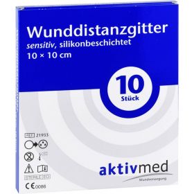 AKTIVMED Wunddistanzgitter sens.silikonb.10x10 cm 10 St – PZN 10546728 из немецкой аптеки