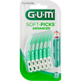 GUM Soft-Picks Advanced regular+Reise-Etui 30 St – PZN 11160184 из немецкой аптеки