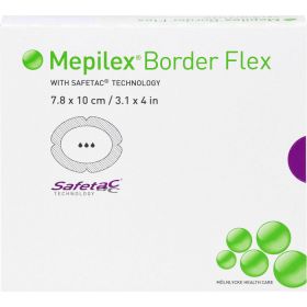MEPILEX Border Flex Schaumverb.haftend 7,8x10 cm 5 St – PZN 11585386 из немецкой аптеки