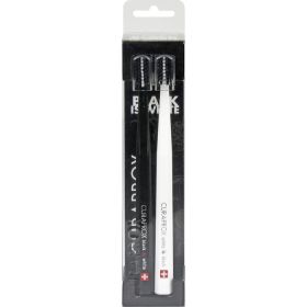 BLACK IS WHITE Zahnbrsten Set black/white 2 St – PZN 12448409 из немецкой аптеки