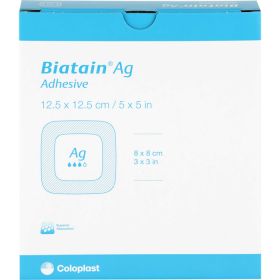 BIATAIN Ag Schaumverband 12,5x12,5 cm selbst haft. 5 St – PZN 12468820 из немецкой аптеки