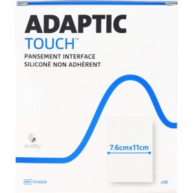 ADAPTIC Touch 7,6x11 cm non-adhe.Sil.Wundauflage 10 St – PZN 12526894 из немецкой аптеки
