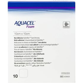 AQUACEL Foam nicht adhsiv 10x10 cm Verband 10 St – PZN 12583627 из немецкой аптеки