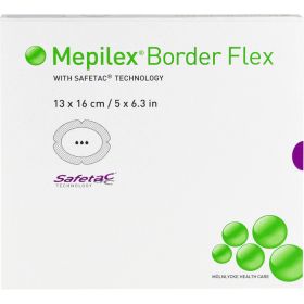 MEPILEX Border Flex Schaumverb.haftend 13x16 cm 5 St – PZN 13719477 из немецкой аптеки