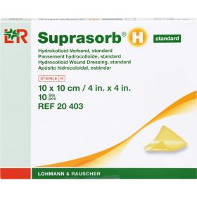 SUPRASORB H Hydrokoll.Verb.standard 10x10 cm 10 St – PZN 14258601 из немецкой аптеки