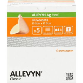 ALLEVYN Ag Heel Schaumstoff Fersenverband CPC 5 St – PZN 14296926 из немецкой аптеки