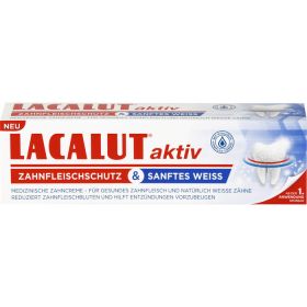 LACALUT aktiv Zahnfleischschutz & sanftes Wei 75 ml – PZN 14407544 из немецкой аптеки