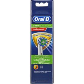 ORAL B Aufsteckbrsten CrossAction Bakterienschutz 3 St – PZN 14420415 из немецкой аптеки