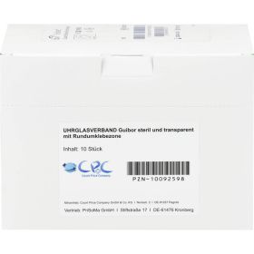 UHRGLASVERBAND steril transparent m.Rundumkleb.CPC 10 St – PZN 10092598 из немецкой аптеки