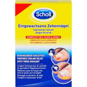 SCHOLL Eingewachsene Zehenngel Clips & Spray 1 St – PZN 12644197 из немецкой аптеки