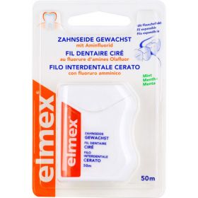 ELMEX Zahnseide gewachst mit Aminfluorid 50 m – PZN 4123484 из немецкой аптеки