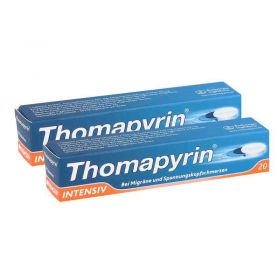 Thomapyrin INTENSIV (2 x 20 stk) – PZN 8100177 из немецкой аптеки