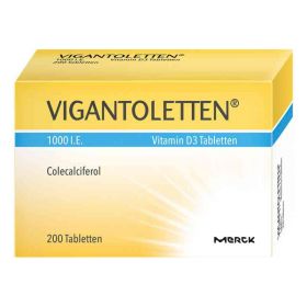 Vigantoletten 1.000 I.e. Vitamin D3 Tabletten (200 stk) – PZN 10544155 из немецкой аптеки
