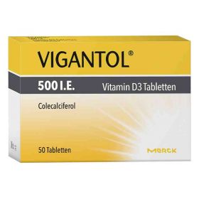 Vigantol 500 I.e. Vitamin D3 Tabletten (50 stk) – PZN 13155655 из немецкой аптеки
