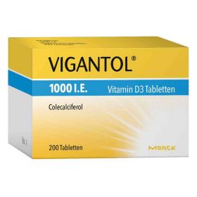 Vigantol 1.000 I.e. Vitamin D3 Tabletten (200 stk) – PZN 13155690 из немецкой аптеки