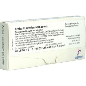 ARNICA LEVIST D 6 COMP, 8X1 ML – PZN 1618558 из немецкой аптеки