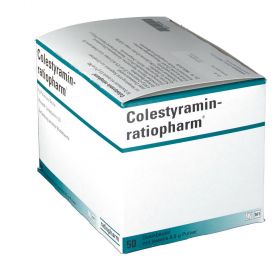 Colestyramin-ratiopharm, 50 ST – PZN 3740269 из немецкой аптеки