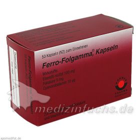 FERRO FOLGAMMA, 50 ST – PZN 378419 из немецкой аптеки