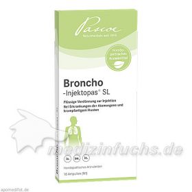 BRONCHO INJEKTOPAS SL Ampullen, 10X2 ML – PZN 3897226 из немецкой аптеки