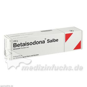 BETAISODONA SALBE TUBE, 250 G – PZN 4246821 из немецкой аптеки