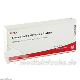CITRUS E Fructibus/Cydonia E Fructibus, 10X1 ML – PZN 426986 из немецкой аптеки