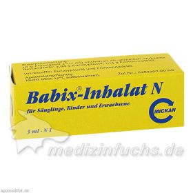 Babix-Inhalat N, 5 ML – PZN 4459652 из немецкой аптеки