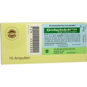 GINKGOBAKEHL D 4, 10X2 ML – PZN 4525886 из немецкой аптеки