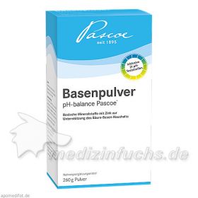 Basenpulver Pascoe, 260 G – PZN 47415 из немецкой аптеки