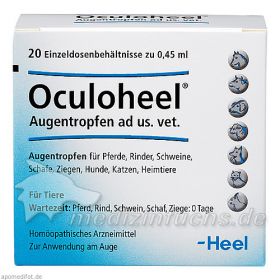 OCULOHEEL Augentropfen ad us.vet.Einzeldosispip., 20 ST – PZN 6559470 из немецкой аптеки