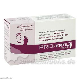 PROfertil female Tbl/Kps Kombipckg 1 Monat, 1 ST – PZN 8867508 из немецкой аптеки