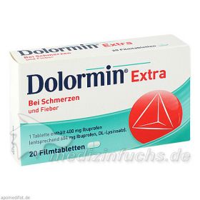 Dolormin extra, 20 ST – PZN 91089 из немецкой аптеки