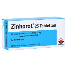 Zinkorot 25 – PZN 6890710
 из немецкой аптеки