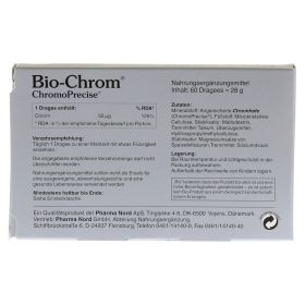 BIO Chrom Chromoprecise 50 µg Pharma Nord Dragees – PZN 10394520
 из немецкой аптеки