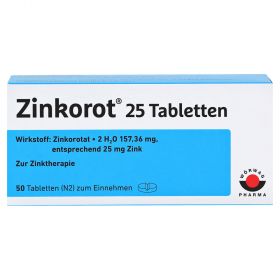 Zinkorot 25 – PZN 6890710
 из немецкой аптеки