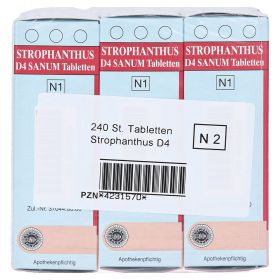 STROPHANTHUS D 4 Sanum Tabletten – PZN 4231570
 из немецкой аптеки