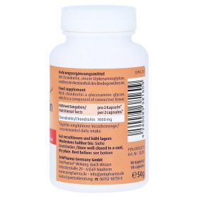 Chondroitin 500 mg Kapseln – PZN 8922271
 из немецкой аптеки