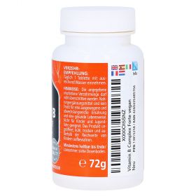 VITAMIN B COMPLEX extra hochdosiert vegan Tabl. – PZN 13815258
 из немецкой аптеки