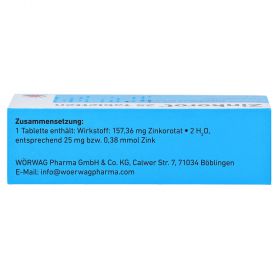 Zinkorot 25 – PZN 6890710
 из немецкой аптеки