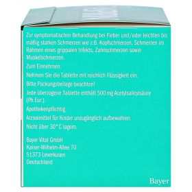 Aspirin 500mg – PZN 10203632
 из немецкой аптеки