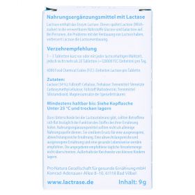 LACTRASE 6.000 FCC Tabletten im Klickspender – PZN 10950139
 из немецкой аптеки