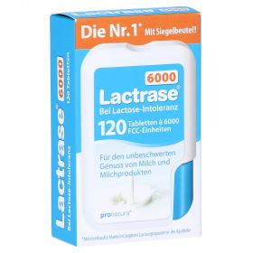 LACTRASE 6.000 FCC Tabletten im Klickspender – PZN 10950139
 из немецкой аптеки
