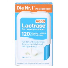 LACTRASE 6.000 FCC Tabletten im Klickspender – PZN 10950139
 из немецкой аптеки