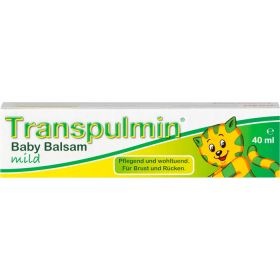 TRANSPULMIN Baby Balsam mild 40 ml – PZN 1167593 из немецкой аптеки