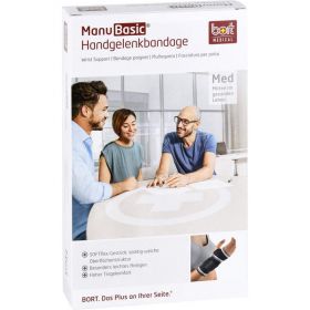 BORT ManuBasic Bandage links XL schwarz 1 St – PZN 2760347 из немецкой аптеки