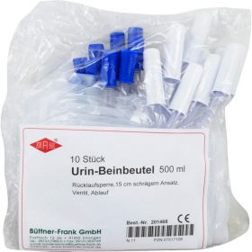 URIN BEINBEUTEL 500 ml Rckl.Sp.m.Abl.schrg 10 St – PZN 7517108 из немецкой аптеки