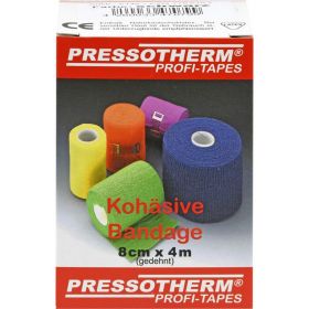 PRESSOTHERM Kohsive Bandage 8 cmx4 m schwarz 1 St – PZN 7795161 из немецкой аптеки