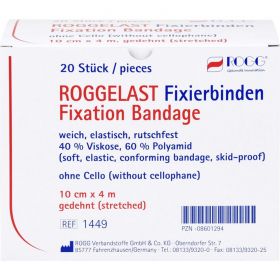 ROGGELAST Fixierbinden 10 cmx4 m ohne Cellophan 20 St – PZN 8601294 из немецкой аптеки
