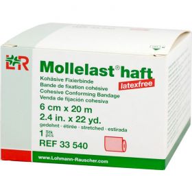 MOLLELAST haft Binden latexfrei 6 cmx20 m rot 1 St – PZN 9885974 из немецкой аптеки