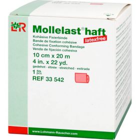 MOLLELAST haft Binden latexfrei 10 cmx20 m rot 1 St – PZN 9885997 из немецкой аптеки