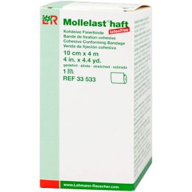 MOLLELAST haft Binden latexfrei 10 cmx4 m wei 1 St – PZN 9886123 из немецкой аптеки